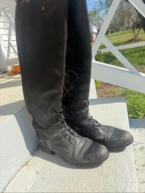 Ariat Black Tall Riding Boots Size 8.5 Tall Slim